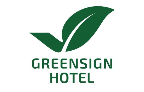 Abbildung des Greensign Hotel Logos.