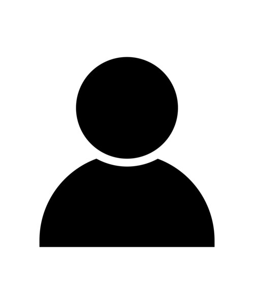 Schwarzes Nutzer-Icon als einfache Personen-Silhouette.