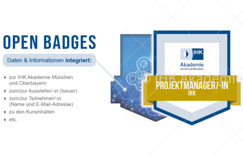 Beschreibung über Details zum Open Badge der IHK Akademie