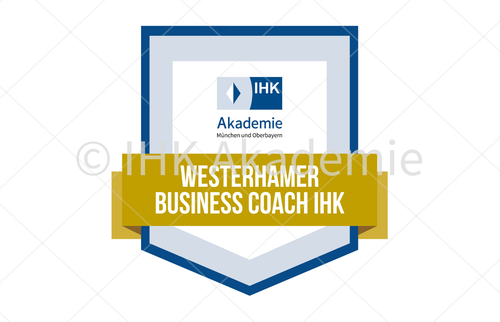 Darstellung des Open Badges zum Westerhamer Business Coach IHK.