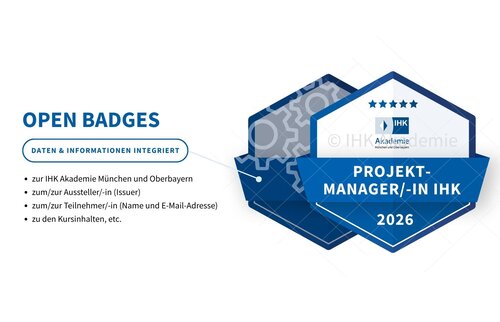 Beschreibung über Details zum Open Badge der IHK Akademie