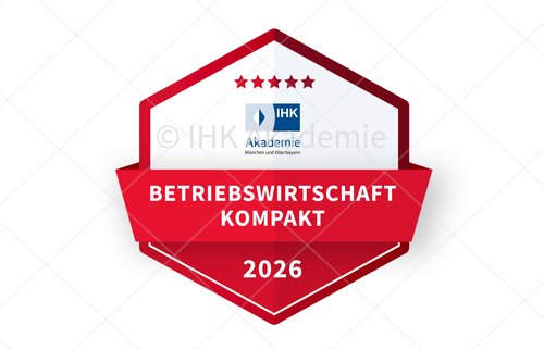 Darstellung des Open Badges im Bereich Betriebswirtschaft kompakt.