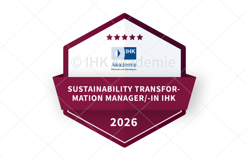 Darstellung des Open Badges zum/zur Westerhamer Sustainability Transformation Manager/- IHK.