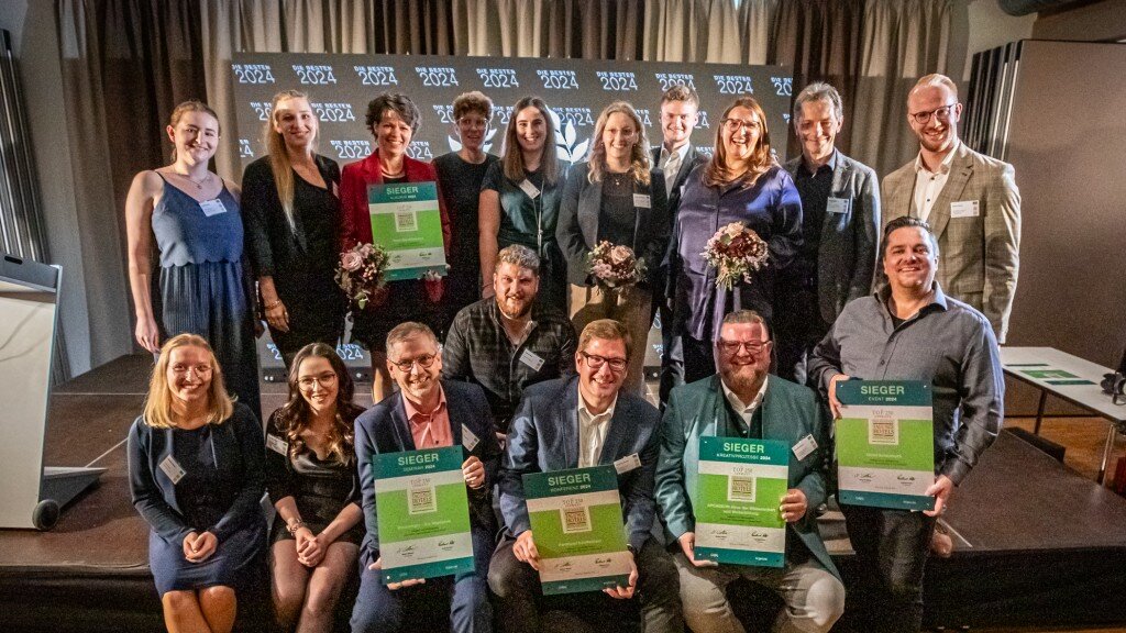 Preisträger der Akademie Westerham bei der Auszeichnung der besten Tagungshotels Deutschlands 2024