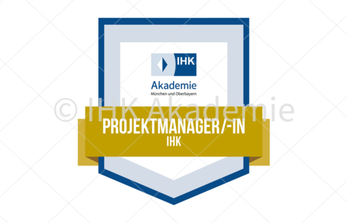 Darstellung des Open Badges zum/zur Projektmanager/-in IHK.
