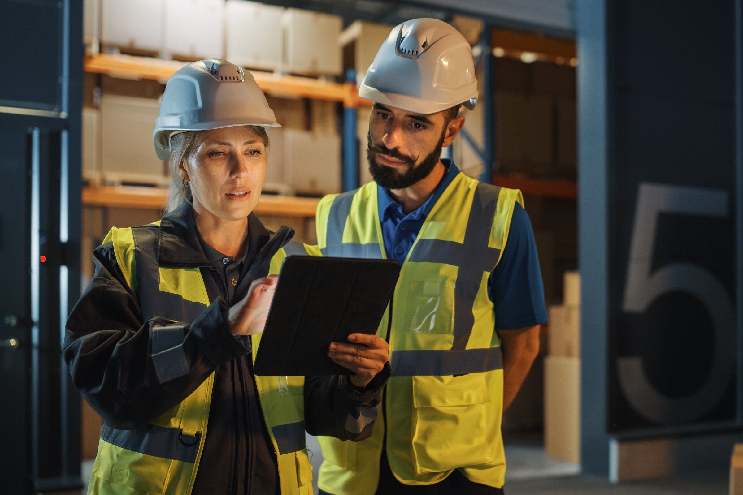 Teilnehmende der AdA-Weiterbildung besprechen Ausbildungskonzepte am Laptop im Seminarraum