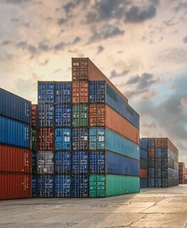 Architektur mit Glasfassade und Stadtpanorama – Symbolbild für europäische Maßnahmen und Handelsbeschränkungen gegenüber Weißrussland.