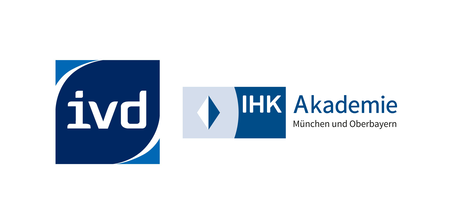 Weiterbildung im Bereich Immobilienverwaltung: Kooperationspartner IHK Akademie München und IVD Süd.