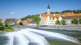 An image of the beautiful Landsberg am Lech at Bavaria Germany