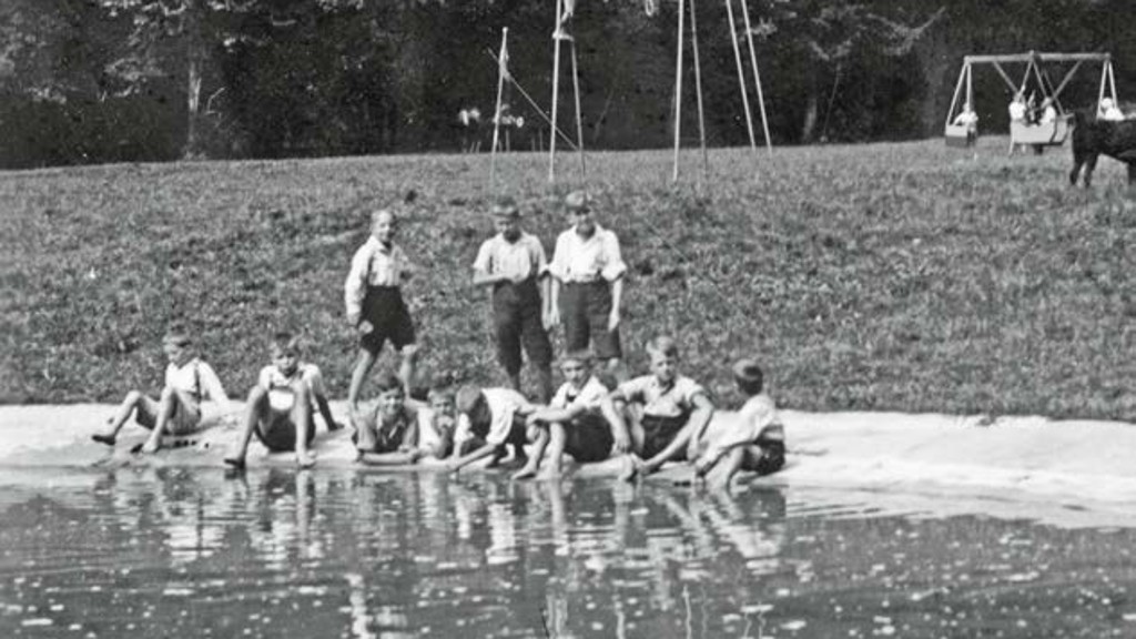 Westerham Historie: Baden im Weiher