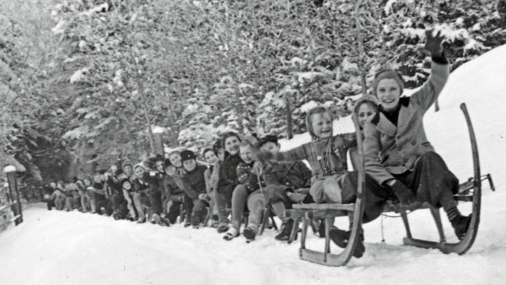 Westerham Historie: Schlittenfahrt im Winter
