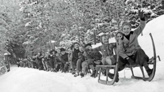 Westerham Historie: Schlittenfahrt im Winter