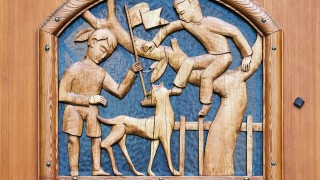 Westerham Historie: Tür Innenhof